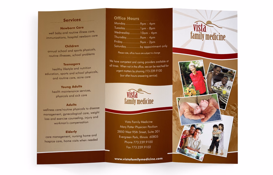 Vista Family Medicine Brochure