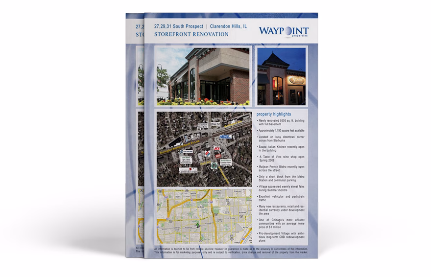 Waypoint Brochure Design